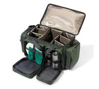 Sänger Top Tackle Systems Anaconda - Bolsa de supervivencia con aislamiento térmico, 100% poliéster 600D, 65 x 36 x 35 cm, impermeable, con cubiertos y vajilla para 2 personas, color verde