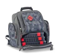 Sänger Top Tackle Systems Iron Claw Back Packer I - Mochila de pesca (poliéster 400D, 34 x 23 x 40 cm, con 3 cajas Vario 275, compartimento principal espacioso, correas de hombro para mochila), color