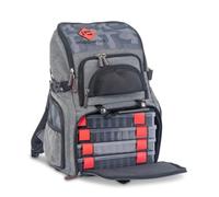 Sänger Top Tackle Systems IRON CLAW Back Packer II - Mochila de pesca, poliéster 400D, 33 x 20 x 45 cm, con 4 cajas Vario, soporte para gafas, soporte para alicates, dispositivo de bobinado para pesca