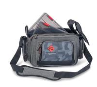 Sänger Top Tackle Systems Iron Claw Jig Bag I - Bolsa de pesca de poliéster 400D, 40 x 24 x 21 cm, con 2 cajas Vario para pesca de peces depredadores, bolsa de cebo artificial