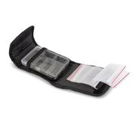 Sänger Top Tackle Systems Iron Claw Leader - Funda para accesorios de pesca (poliéster 400D, 12 x 4 x 13,5 cm, incluye 5 fundas transparentes y caja para guardar accesorios de pesca y piezas pequeñas)