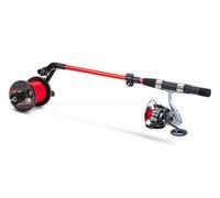 Sänger Top Tackle Systems Smart Spooler, ayuda para carretes estacionarios y multirollos, plata, 15-120 mm de ancho de bobina, con ángulo de bobinado y ajuste de resistencia