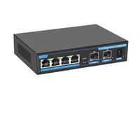 SAEVVCJWW Conmutador de 4 Puertos 2,5G Puerto Ethernet RJ45 Conmutador Gigabit SFP 10G Conmutador Plug and Play no administrado de 2,5 Gbps (Size : Switch with US Plug)