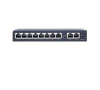 SAEVVCJWW Conmutador de Red Gigabit, conmutador Ethernet de 1000Mbps, 5/8/10 Puertos, concentrador LAN RJ45, Interruptor rápido for Oficina, Dormitorio, hogar y Escritorio (Size : 10 Ports Gigabit)