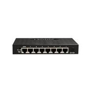 SAEVVCJWW Conmutador Ethernet de 5/8 Puertos, 1000Mbps, Gigabit, Alto Rendimiento, RJ45 Hub, Divisor de Internet, conmutador de Red Ethernet, Interruptor Inteligente (Size : Black 8ports)