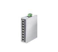 SAEVVCJWW Conmutador Ethernet Industrial de 8 Puertos, 100M, conmutador 100Base-T, Carcasa de aleación de Aluminio montada en Pared con Carril DIN, TL-SF1008 Mac 2K