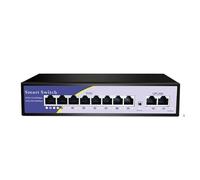 SAEVVCJWW Conmutador PoE 48V 8 Puertos 100Mbps Puerto IEEE 802.3 AF/at conmutador Ethernet