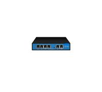 SAEVVCJWW Conmutador PoE de 4/8 Puertos Conmutador Ethernet de 10/100Mbps con 2 Puertos de Enlace Ascendente Conmutador de Red con Adaptador de Corriente Externo (Size : EW-S1906CF-DP)