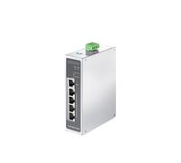 SAEVVCJWW Conmutador PoE Industrial de 5 Puertos, 100M, 100Base-T, Carril DIN, montado en la Pared, conmutador de Red de 120W, VLAN, TL-SF1005P Industrial