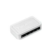 SAEVVCJWW Miniconmutador de Red Gigabit de 10/100/1000Mbps, conmutador Ethernet de 5 Puertos, Divisor de Internet, concentrador RJ45 de Escritorio (Size : 1000M US White)