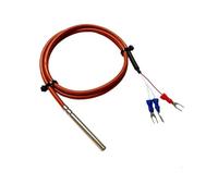 SAEVVCJWW Sensor de Temperatura pt100 Pt1000 de Tres Cables, Cable de Resistencia térmica de Platino, sonda Impermeable (Color : Pt1000 A 1m Cable)