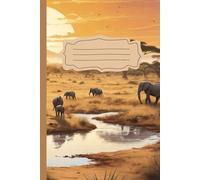 Safari Adventure Composition Notebook - Wild Animal Themed School Journal (6x9, 120 Pages)