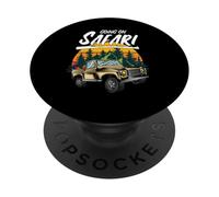 Safari África Vacaciones Sabana Kenia Animales África PopSockets PopGrip Adhesivo