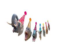 Safari Animal Birthday Garland Jungle Animal Retrato Bday Banner Wild One Zoo Temo Fiesta Decoracin