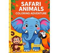 Safari Animal Coloring Adventure Bookmr