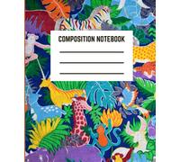 Safari Animal Print Composition Book: Safari Animal Print Composition Book, animal composition book, print composition, 200 pages, college ruled