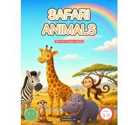 Safari Animals: Preschool Activity & Coloring Book for Ages 3-5 - ABC Animals, Numbers, Tracing, Mazes & Shapes