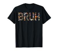 Safari Animals Zoo Trip Typography Collage Wildlife Art Camiseta