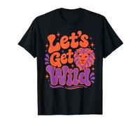 Safari de cumpleaños de Leones de Let's Get Wild Bday Camiseta