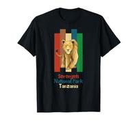 Safari en el Parque Nacional del Serengeti Reina Leona Feroz en Tanzania Camiseta