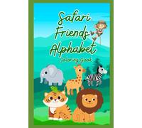 Safari Friends Alphabet Coloring Book