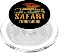 Safari Guía turístico África Retro Africano Animales PopSockets PopGrip para MagSafe