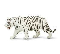 Safari Ltd. Figura de tigre siberiano blanco - Figura de modelo de plstico detallada de 10 """" - Juguete educativo divertido para nios y nios e