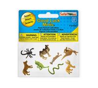 Safari Ltd. Good Luck Minis Desert Fun Pack - 8 minifiguras de camello, f nec, zorro, suricata, canguro, escorpi n, serpiente, camale n, dingo -