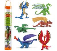 Safari Ltd. Lair Of The Dragons Collection 1 Designer Toob - 6 Miniature Dragon Figures for Fantasy Themed Play Boys Girls & Kids Ages 3+