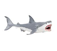 Safari Ltd. Megalodon Figurine | Figura Detallada de tiburón de 7,25" | Juguetes para Niños | No tóxicas y Libres de BPA | Apto para Niños de 3