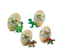 Safari Ltd. Safari de Vida Salvaje del Mundo prehistórico Huevos de bebé Dinosaurio Conjunto de 4 Figuras de Dinosaurio de Juguete para niños y niñas a Partir de 3 años, Figura Realista