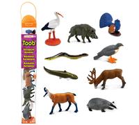 Safari Ltd. Set de 9 figuras de animales europeos | Colecci n TOOB | No t xico y sin BPA | Animales de juguete | Apto para ni os a partir de 3 a