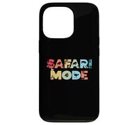 Safari Mode Animal Wildlife Zoo Animal Funny Safari Crew Carcasa para iPhone 13 Pro