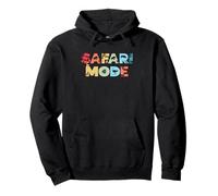 Safari Mode Animal Wildlife Zoo Animal Funny Safari Crew Sudadera con Capucha