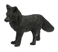Safari S180529 Wild North American Wildlife Black Fox Miniatura de plástico