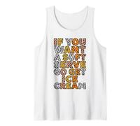 Safari Si Quieres un Servicio Suave, ve a Conseguir Helado de Voleibol Camiseta sin Mangas