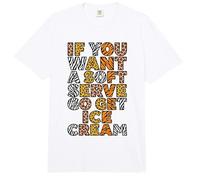 Safari Si Quieres un Servicio Suave, ve a Conseguir Helado de Voleibol Comfort Colors Adult Heavyweight T-Shirt