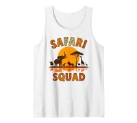 Safari Squad Animal Kingdom Viaje Familiar Zoo World Niños Niñas Camiseta sin Mangas