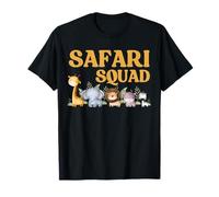 Safari Squad - Jungle Animal Adventure Crew Design Camiseta