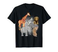 Safari Squad - Jungle Animal Adventure Crew Design Camiseta