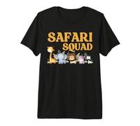 Safari Squad - Jungle Animal Adventure Crew Design Camiseta Premium