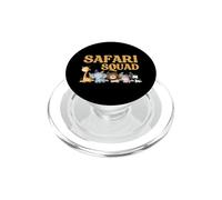 Safari Squad - Jungle Animal Adventure Crew Design PopSockets PopGrip para MagSafe
