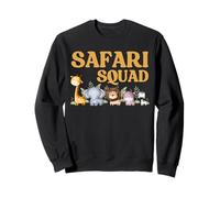 Safari Squad - Jungle Animal Adventure Crew Design Sudadera