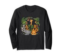 Safari Squad Novedad Wildlife Graphic Animal Adventure Manga Larga