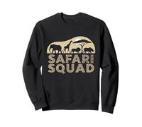 Safari Squad Vida Silvestre Familia Animal Africana Equipo Viaje Zoo Sudadera