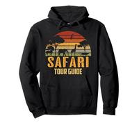 Safari Tour Guide África Retro Animales africanos Sudadera con Capucha