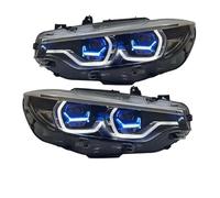 SAFATBZ Faro Delantero Coche Conjuntos Luces Delanteras Coche para Serie 4 M4 F32 F33 2013 2014 2015 Luz Freno Luz Giro Conjunto Faros Conjunto Faros Aelanteros(9pins)