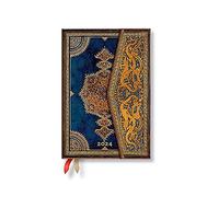 Safavid Indigo (Safavid Binding Art) Mini 12-month Dayplanner 2024