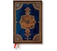 Safavid Indigo (Safavid Binding Art) Mini 18-month Dayplanner 2024