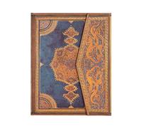 Safavid Indigo (Safavid Binding Art) Ultra Lined Hardcover Journal: Hardcover, 120 gsm, ribbon marker, memento pouch, wrap closure